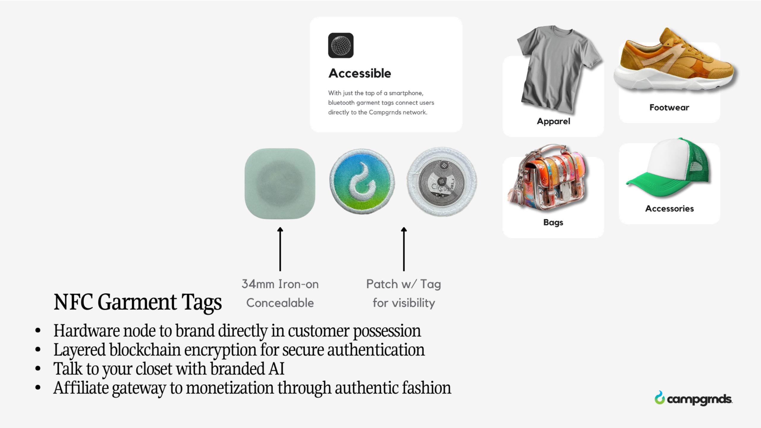 On-tag interactions that led straight into the brand's own experience.